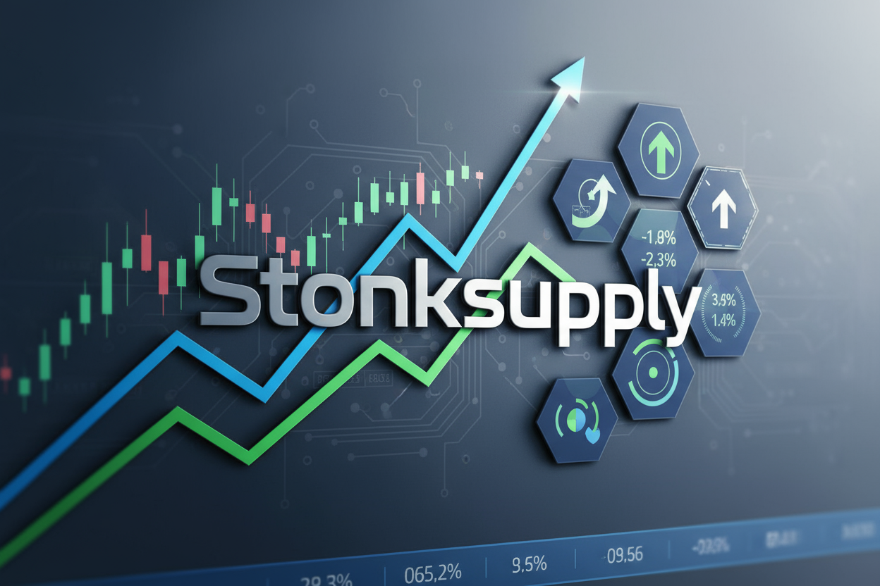 Stock market and my logo Stonksupply